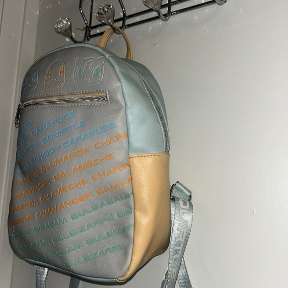 Loungefly x Pokemon Kanto Friends International Multi Color Mini Backpack - Picture 5 of 12